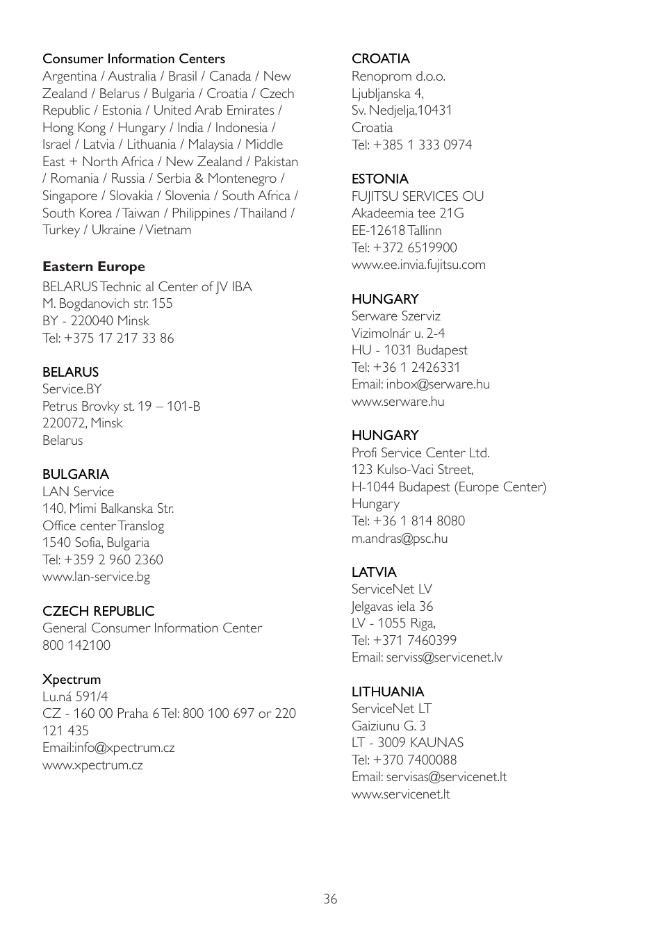 Philips 224CL2SB-00 User Manual | Page 38 / 50