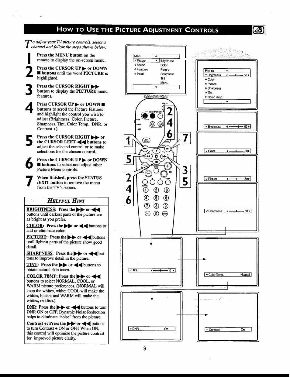 Philips 32" Color TV Faux Flat w-active control User Manual | Page 15 / 46