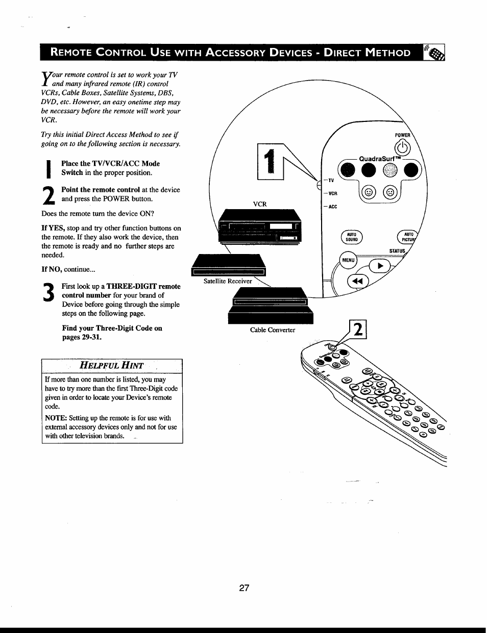 Philips 32" Color TV Faux Flat w-active control User Manual | Page 33 / 46