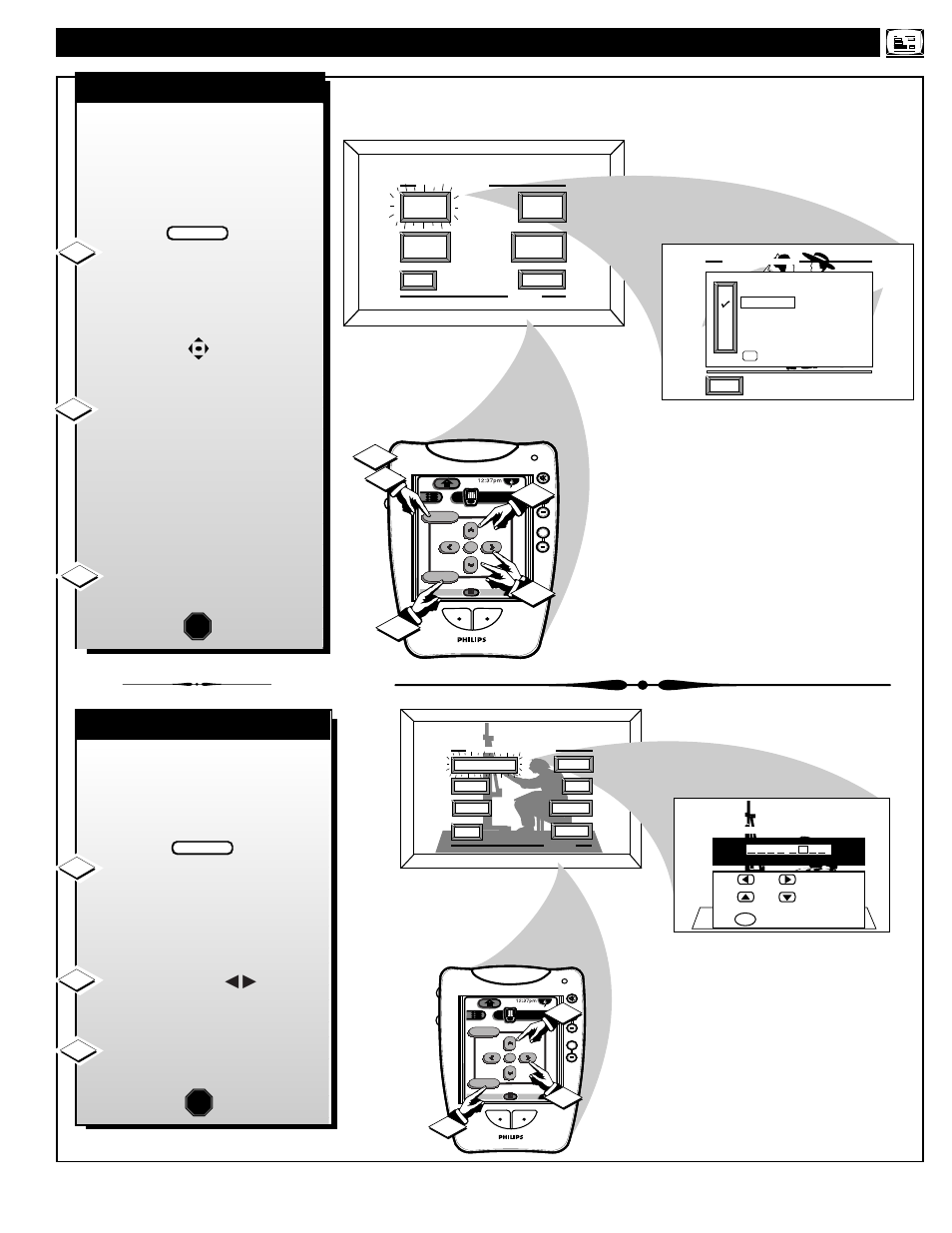Ntsc a, Nalog, Eature | Ontrols | Philips PROJECTION TV User Manual | Page 11 / 48
