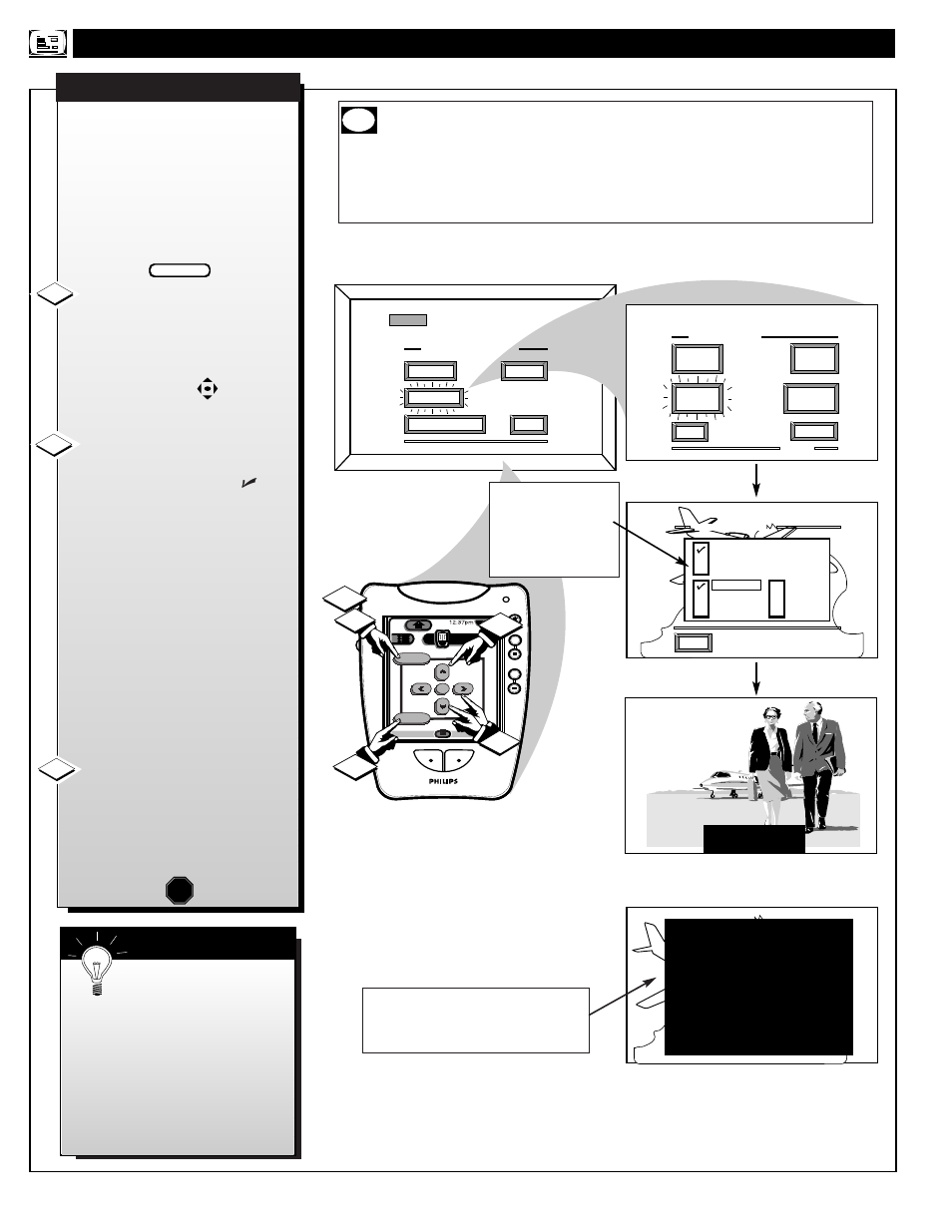 Ntsc a, Nalog, Eature | Ontrols | Philips PROJECTION TV User Manual | Page 12 / 48
