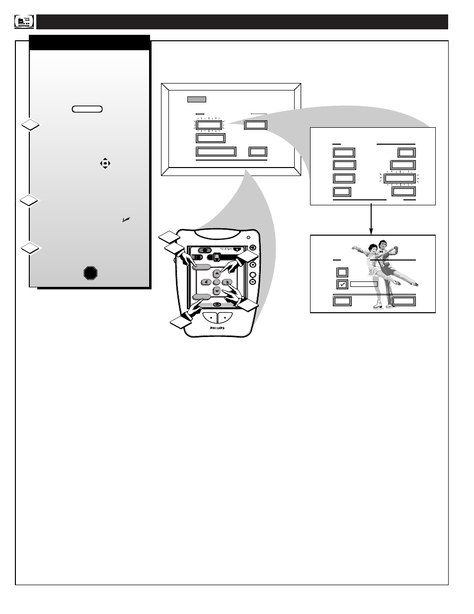 Ntsc a, Nalog, Icture | Ontrols | Philips PROJECTION TV User Manual | Page 8 / 48