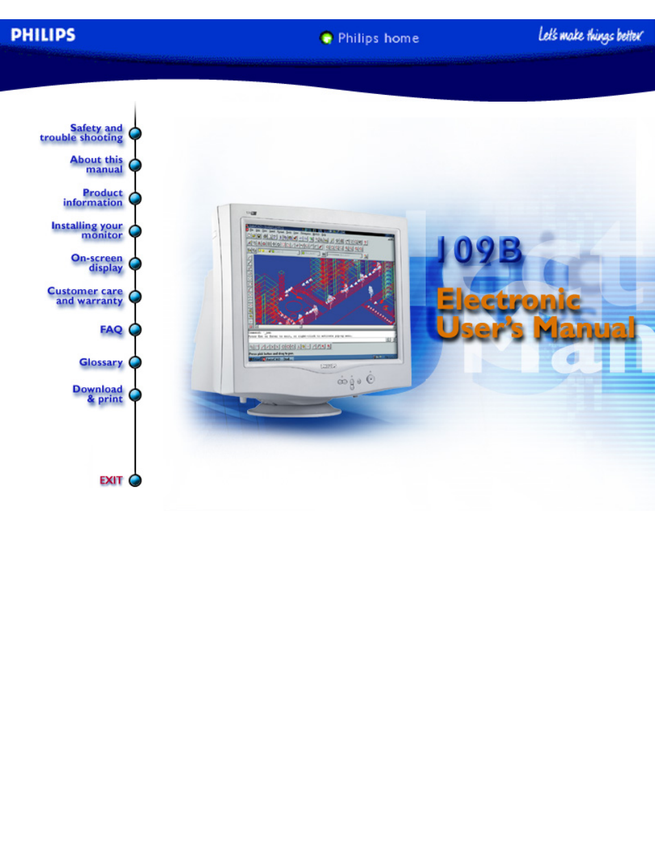 Philips 109B4074 User Manual | 108 pages