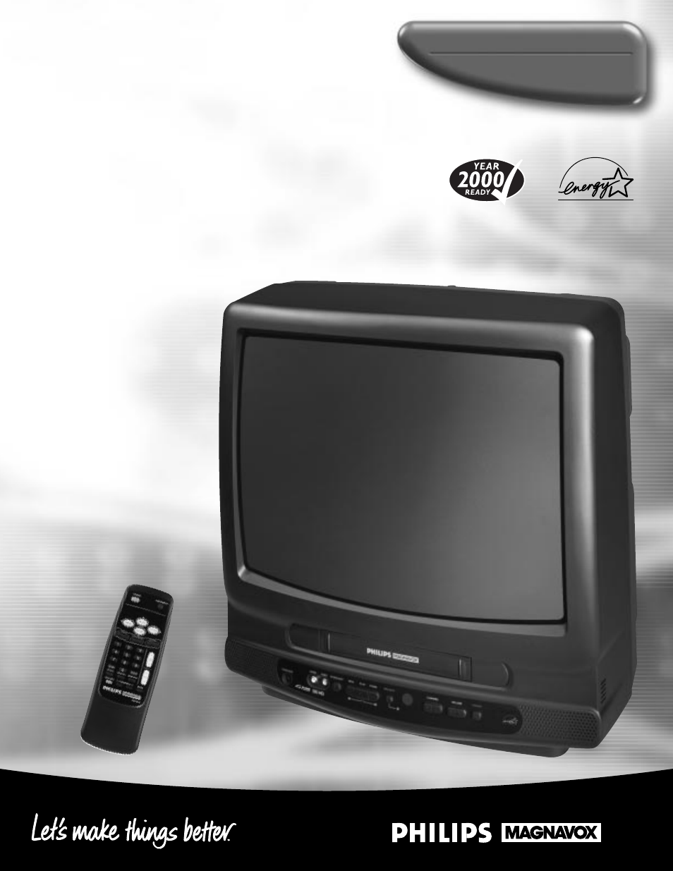 Philips TV-VCR 19 in 4 HD User Manual | 2 pages