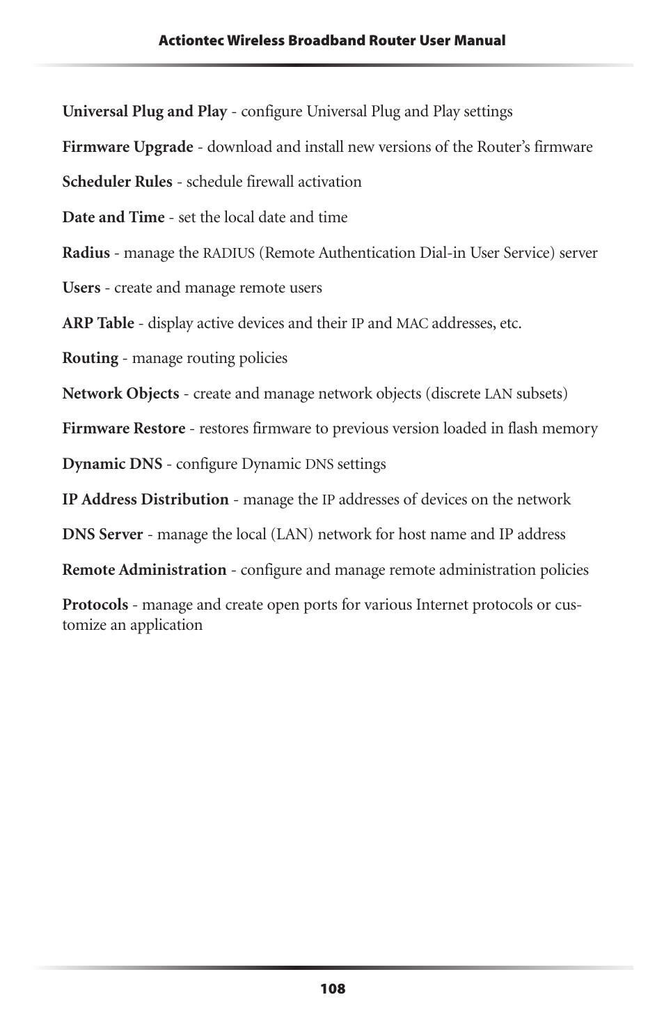 Actiontec MI424WR (GigE) User Manual | Page 111 / 171