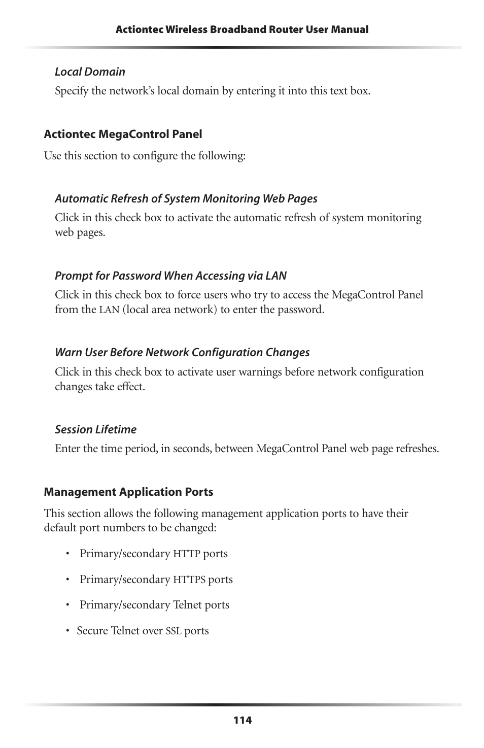 Actiontec MI424WR (GigE) User Manual | Page 117 / 171