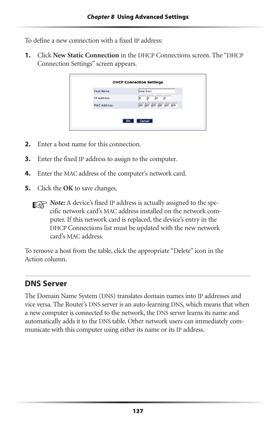 Dns server | Actiontec MI424WR (GigE) User Manual | Page 140 / 171