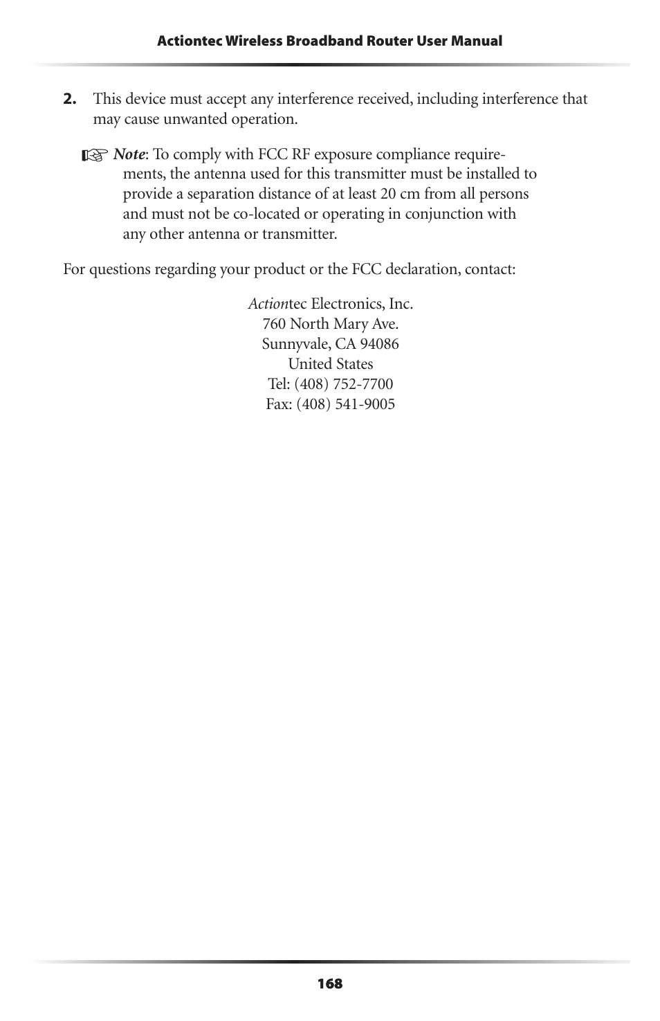 Actiontec MI424WR (GigE) User Manual | Page 171 / 171