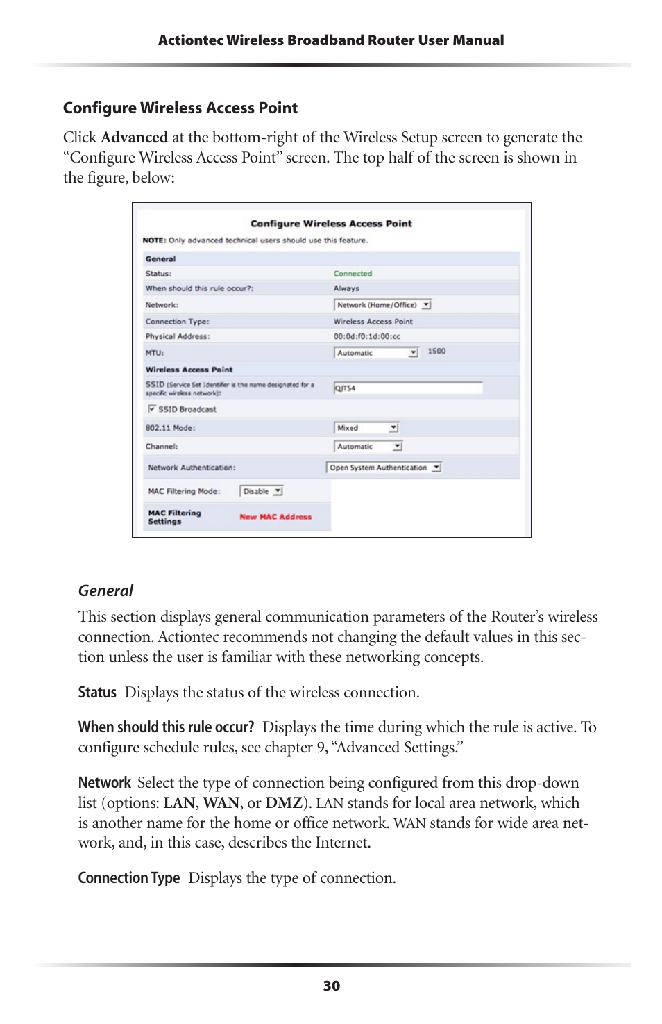 Actiontec MI424WR (GigE) User Manual | Page 33 / 171
