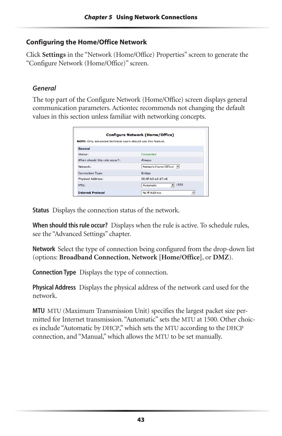 Actiontec MI424WR (GigE) User Manual | Page 46 / 171
