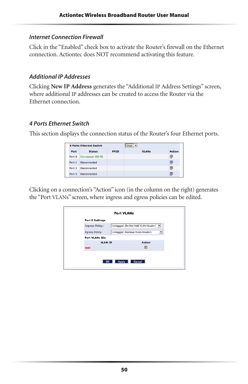 Actiontec MI424WR (GigE) User Manual | Page 53 / 171