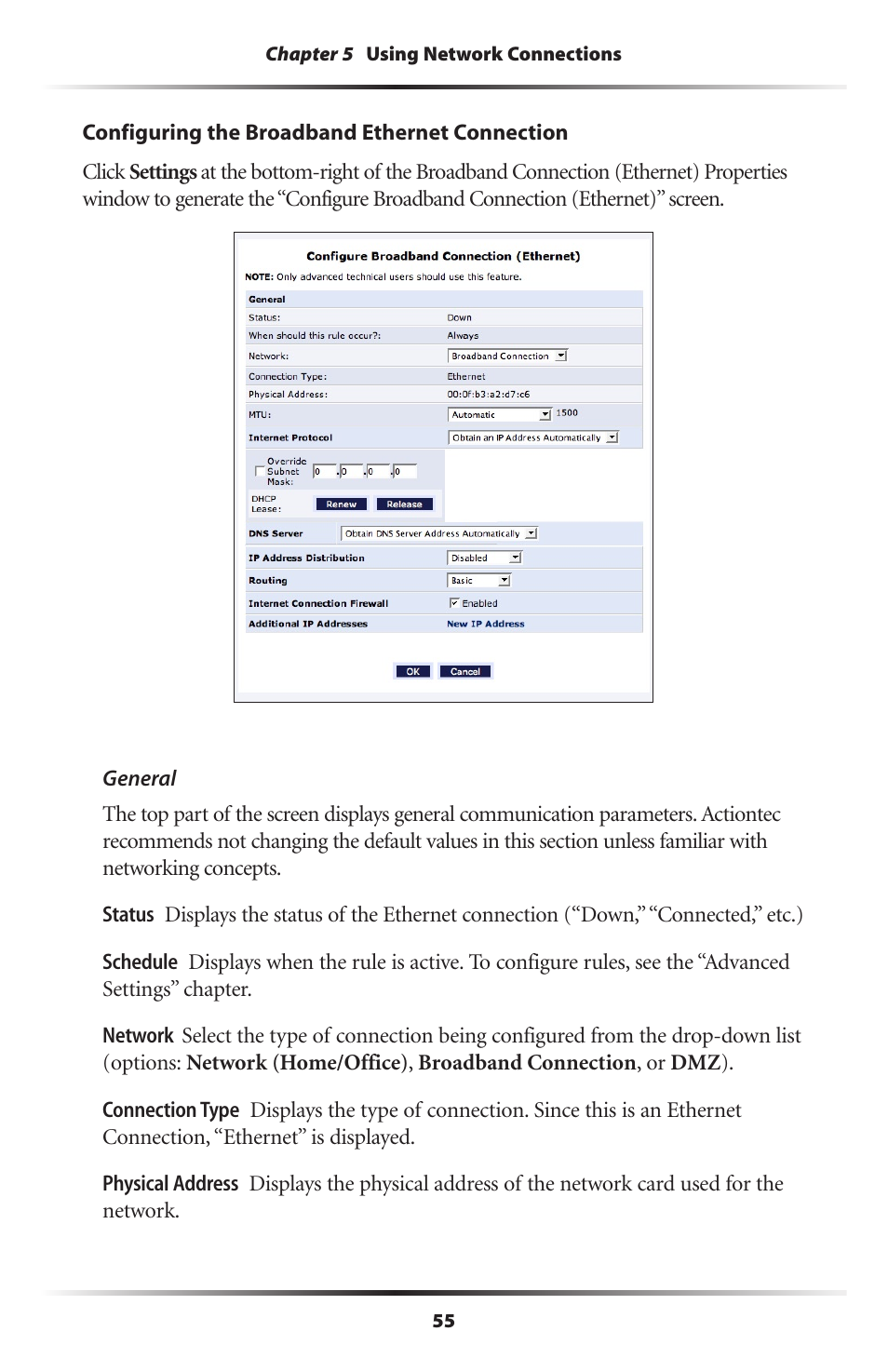 Actiontec MI424WR (GigE) User Manual | Page 58 / 171