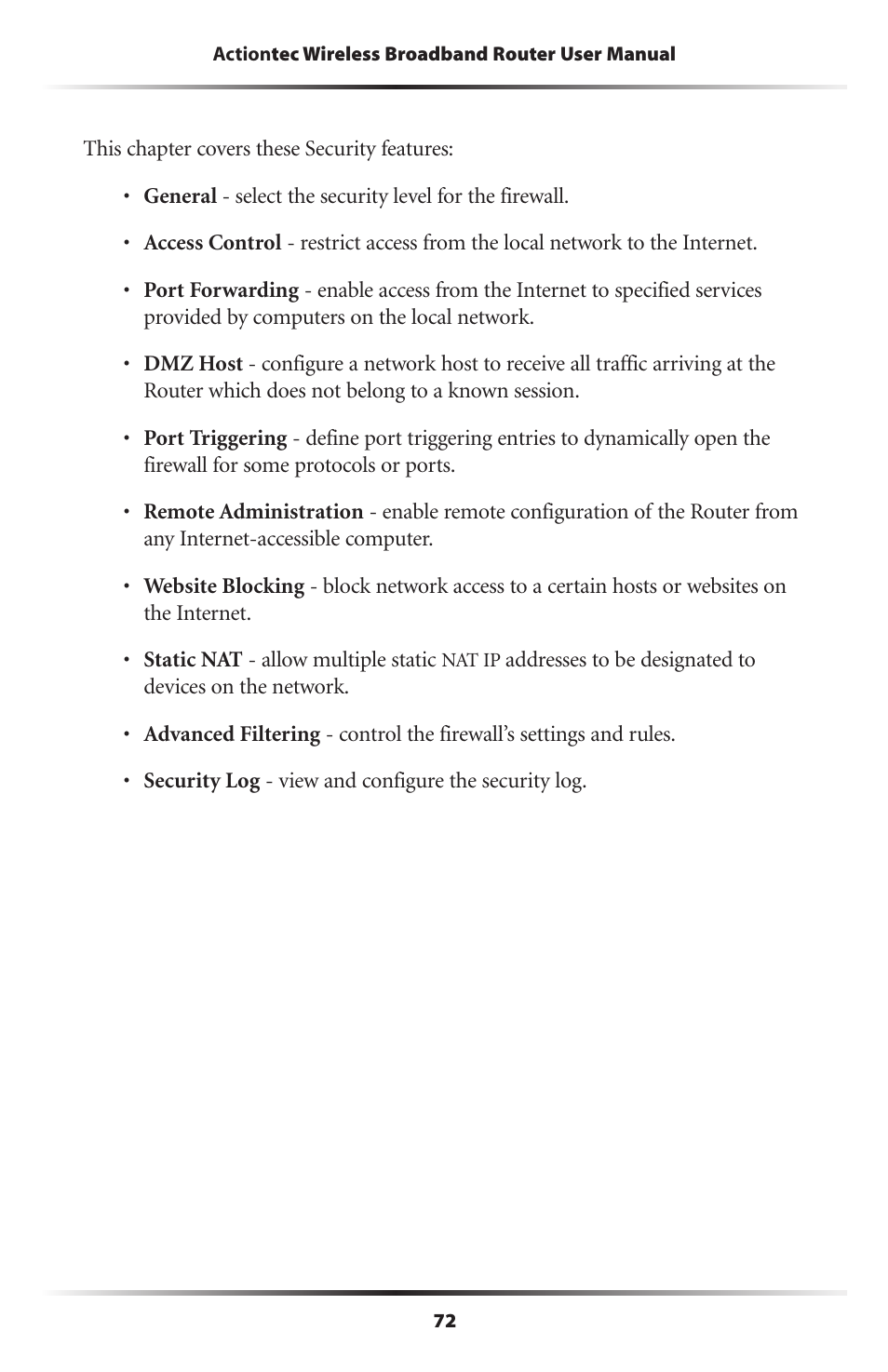 Actiontec MI424WR (GigE) User Manual | Page 75 / 171