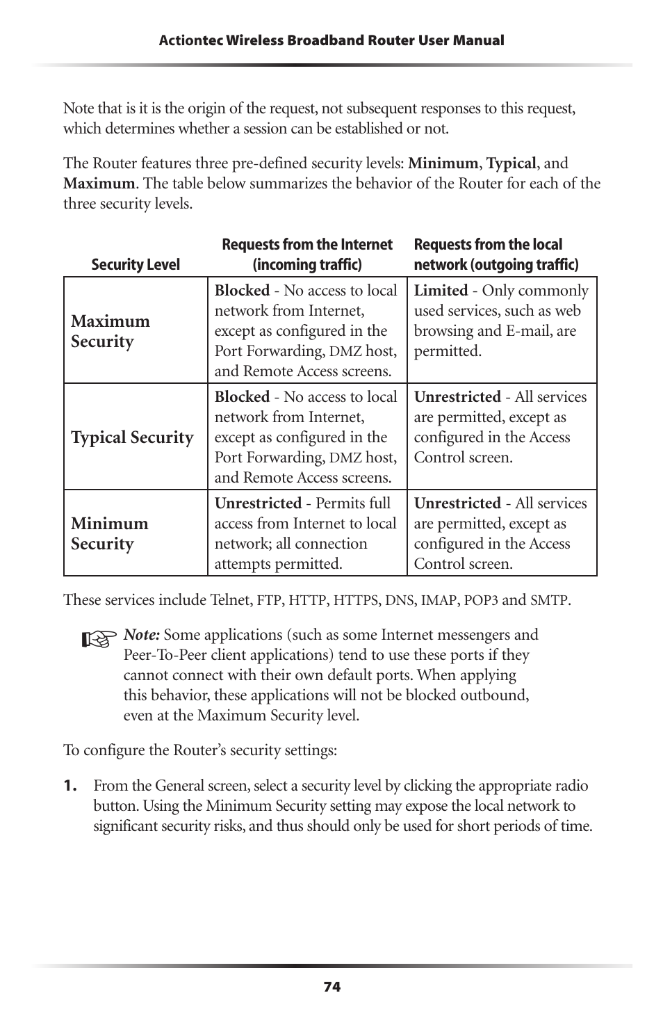 Actiontec MI424WR (GigE) User Manual | Page 77 / 171