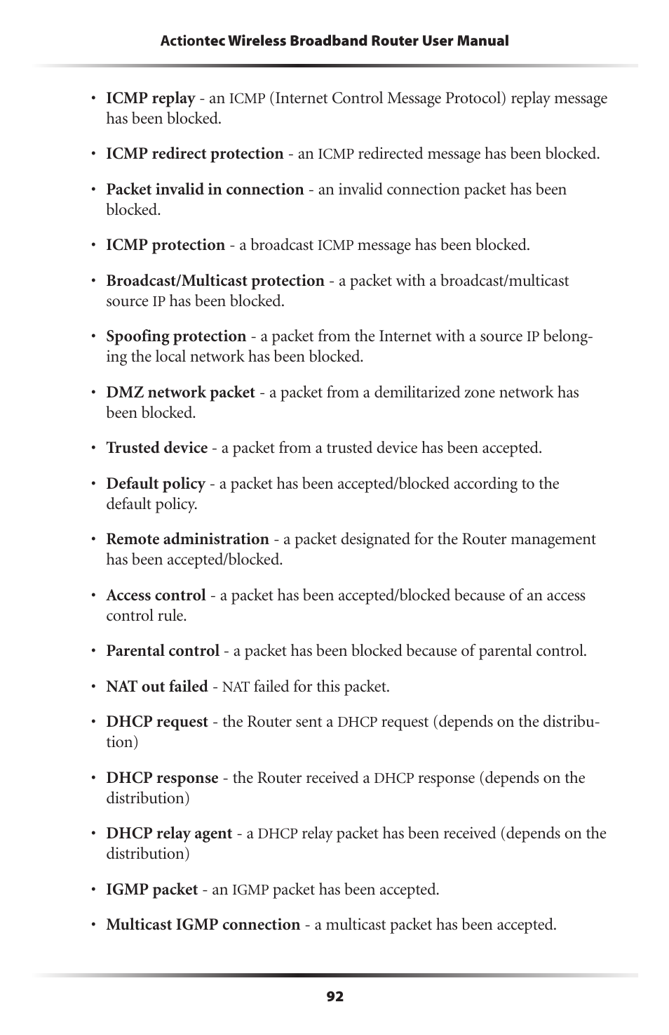 Actiontec MI424WR (GigE) User Manual | Page 95 / 171