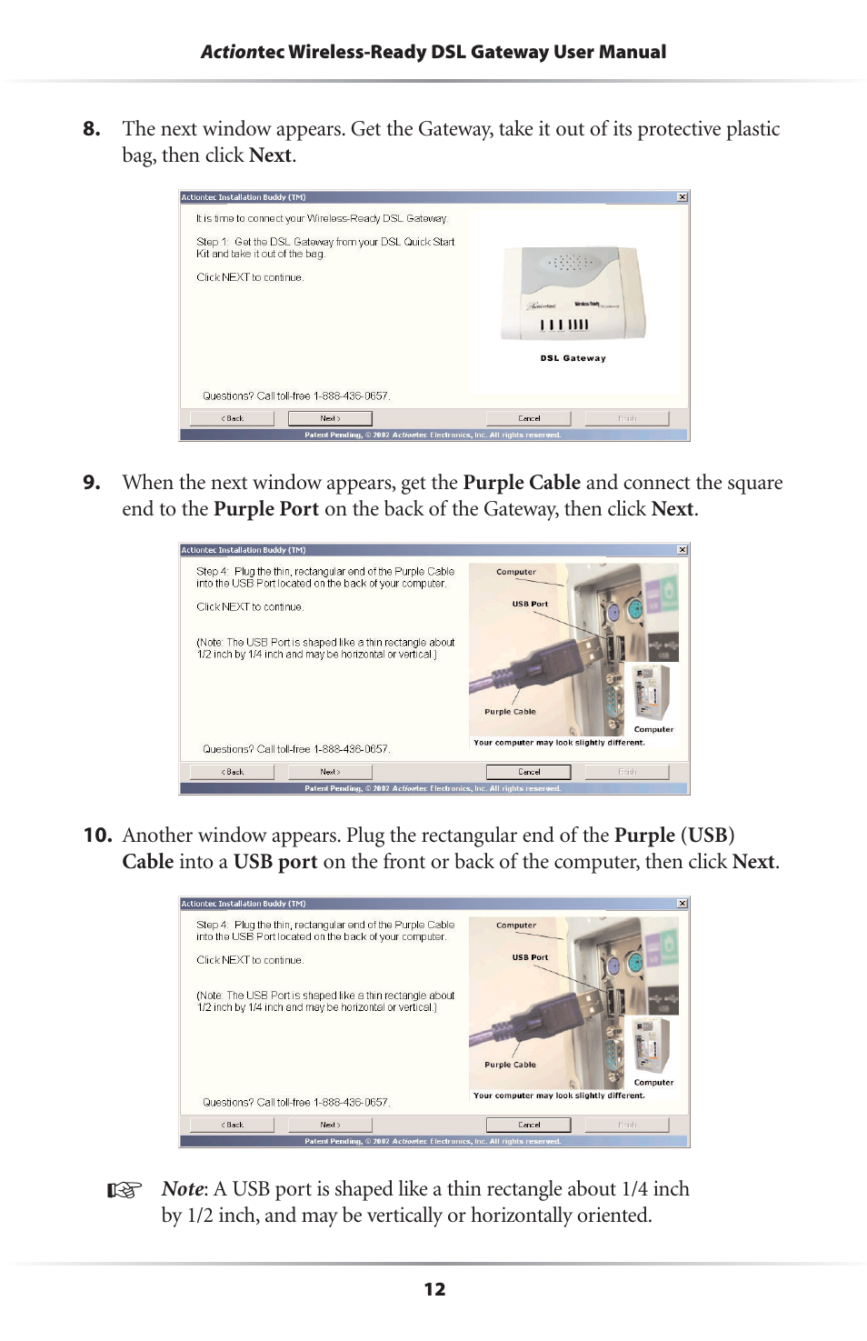 Actiontec electronic GS204AD9-01 User Manual | Page 15 / 103