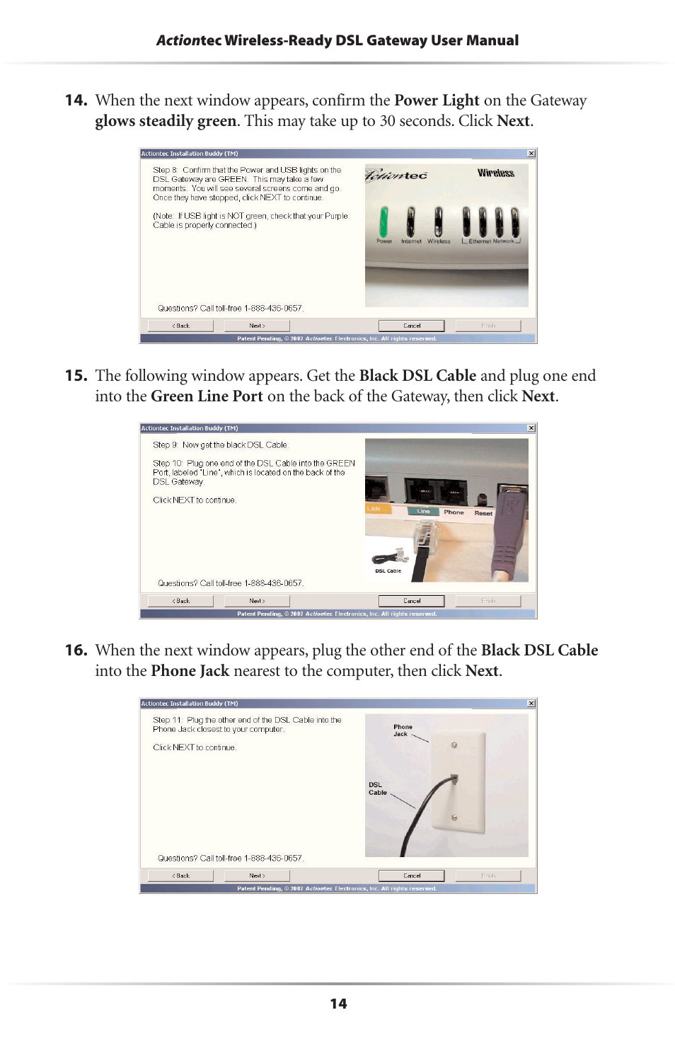 Actiontec electronic GS204AD9-01 User Manual | Page 17 / 103