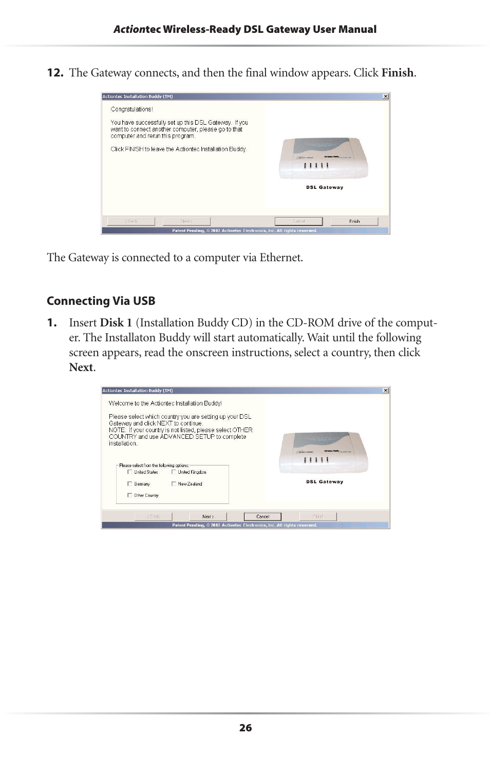 Actiontec electronic GS204AD9-01 User Manual | Page 29 / 103
