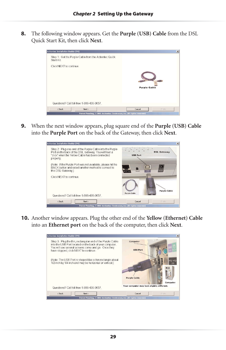 Actiontec electronic GS204AD9-01 User Manual | Page 32 / 103