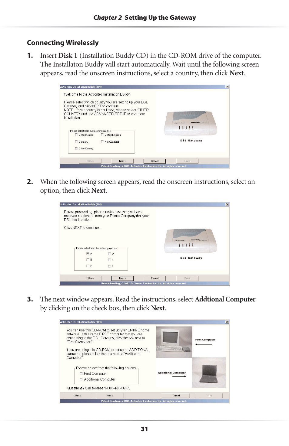 Actiontec electronic GS204AD9-01 User Manual | Page 34 / 103