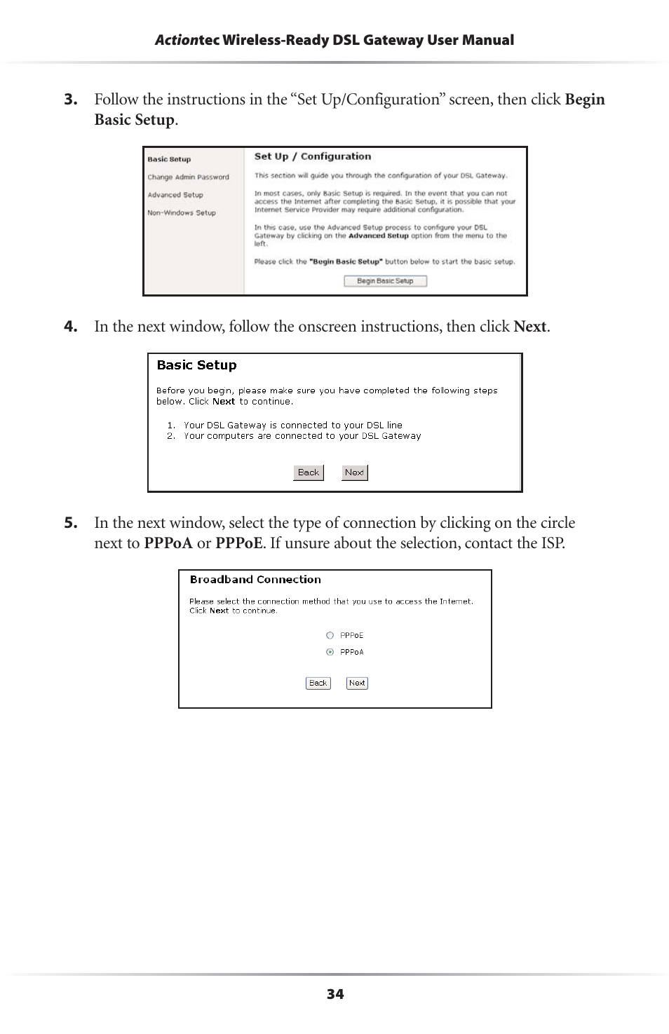 Actiontec electronic GS204AD9-01 User Manual | Page 37 / 103