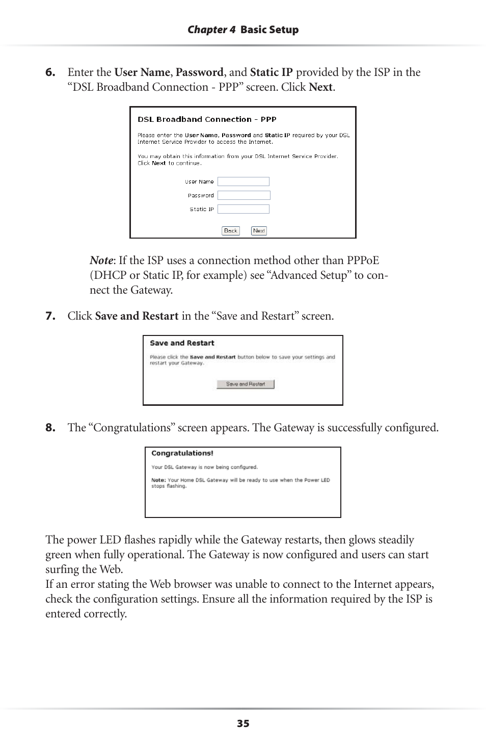 Actiontec electronic GS204AD9-01 User Manual | Page 38 / 103