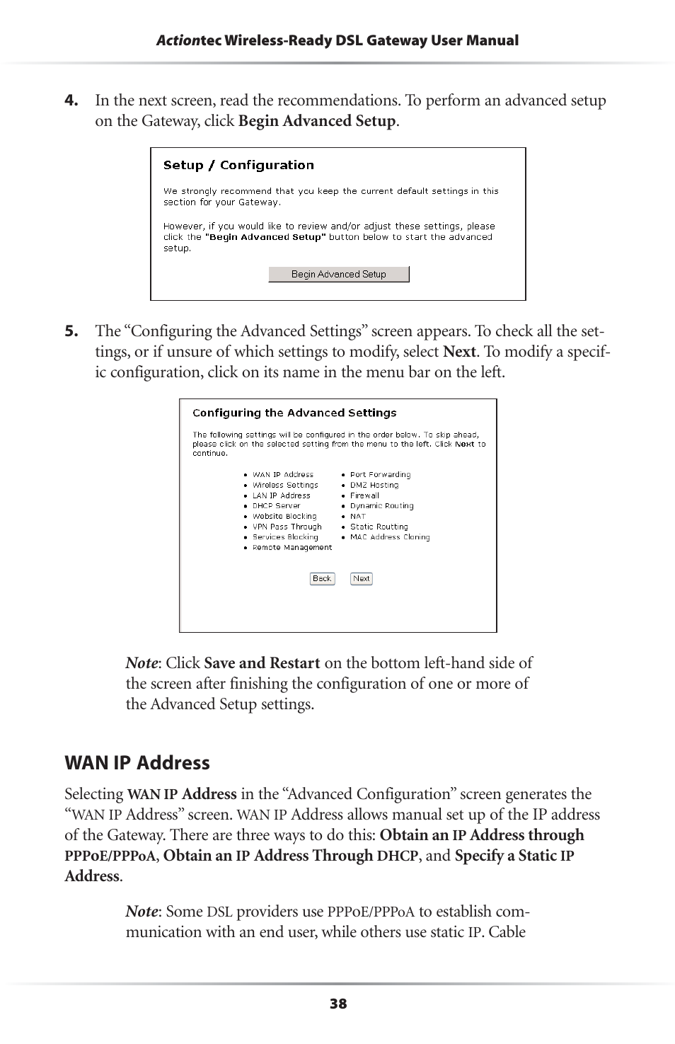 Actiontec electronic GS204AD9-01 User Manual | Page 41 / 103