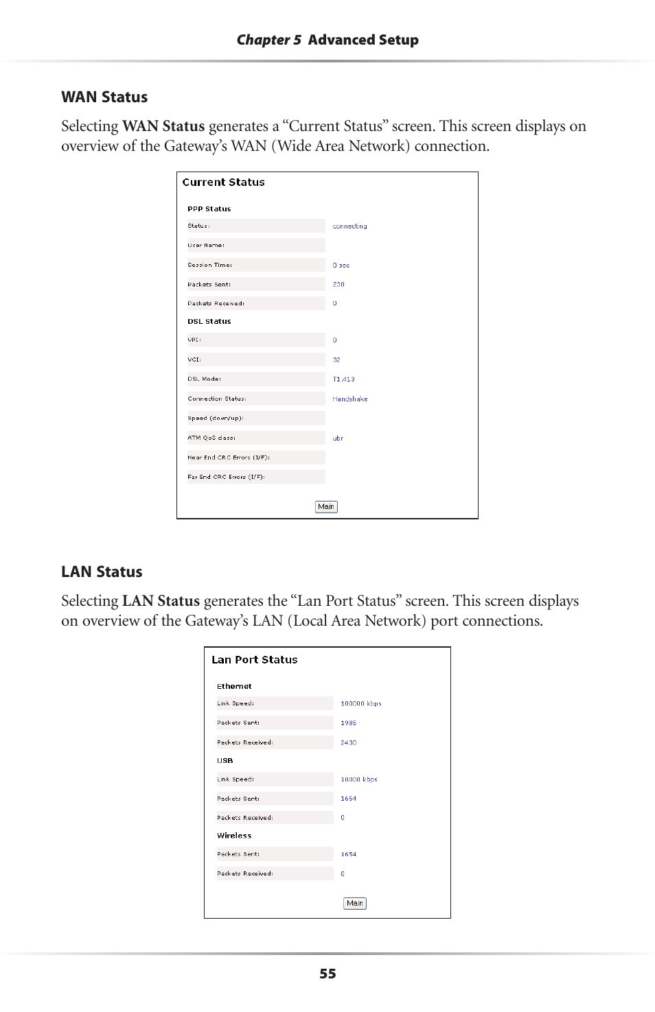 Actiontec electronic GS204AD9-01 User Manual | Page 58 / 103