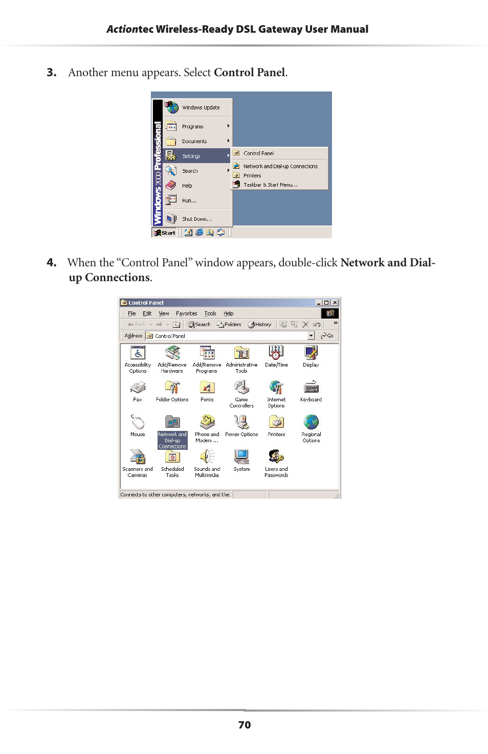 Actiontec electronic GS204AD9-01 User Manual | Page 73 / 103