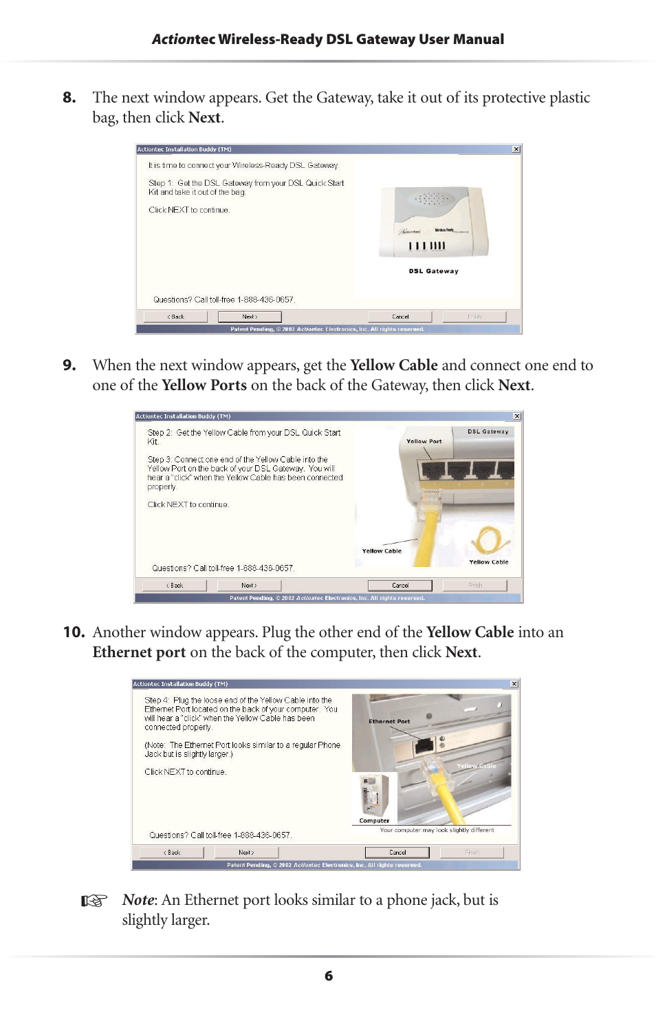 Actiontec electronic GS204AD9-01 User Manual | Page 9 / 103