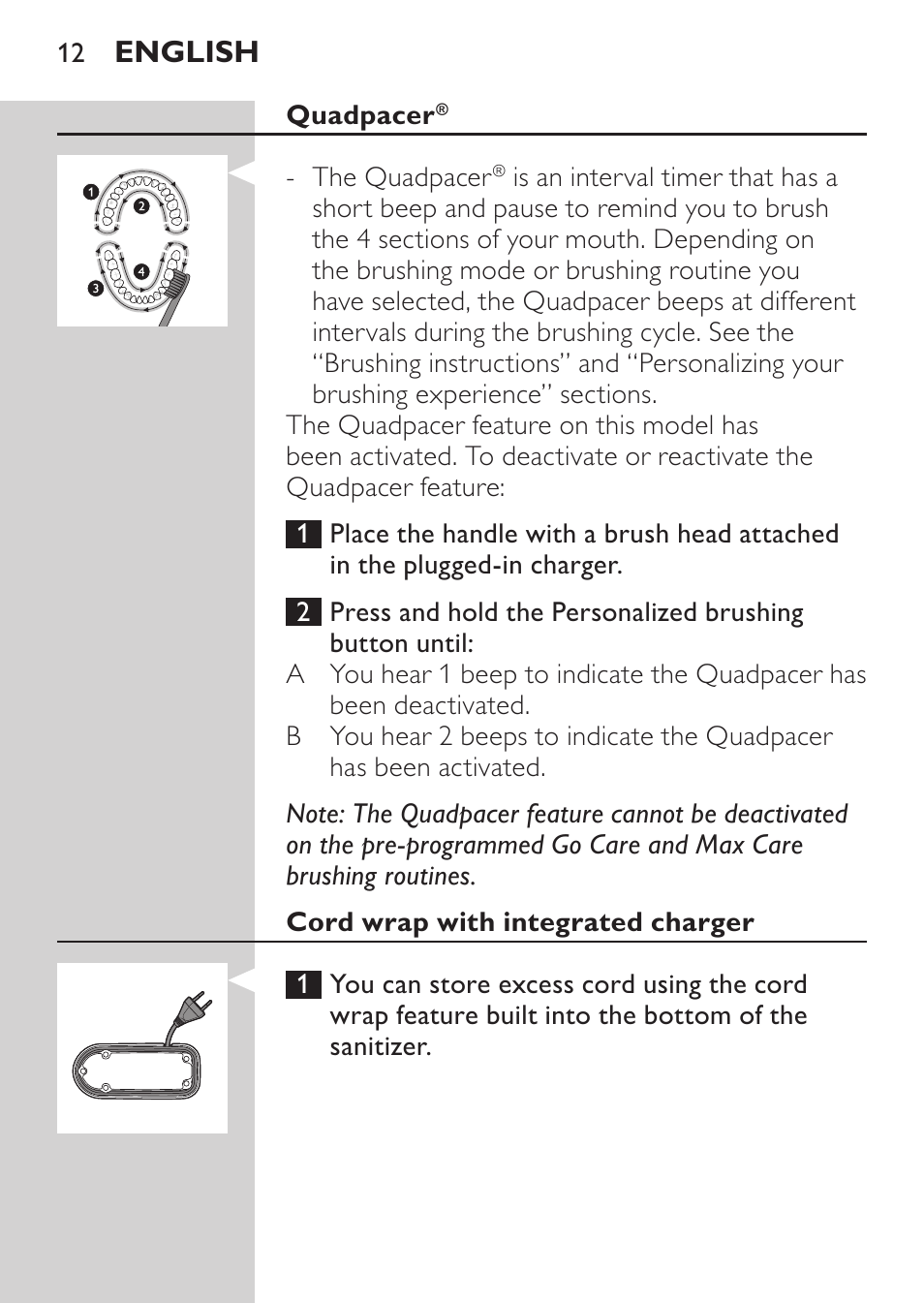 English | Philips HX6962-70 User Manual | Page 12 / 60