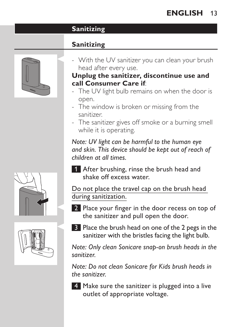 Philips HX6962-70 User Manual | Page 13 / 60