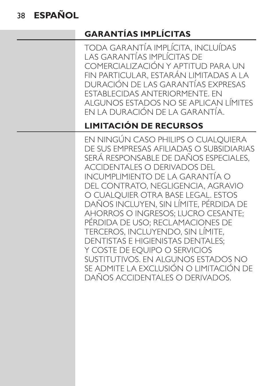 Philips HX6962-70 User Manual | Page 38 / 60