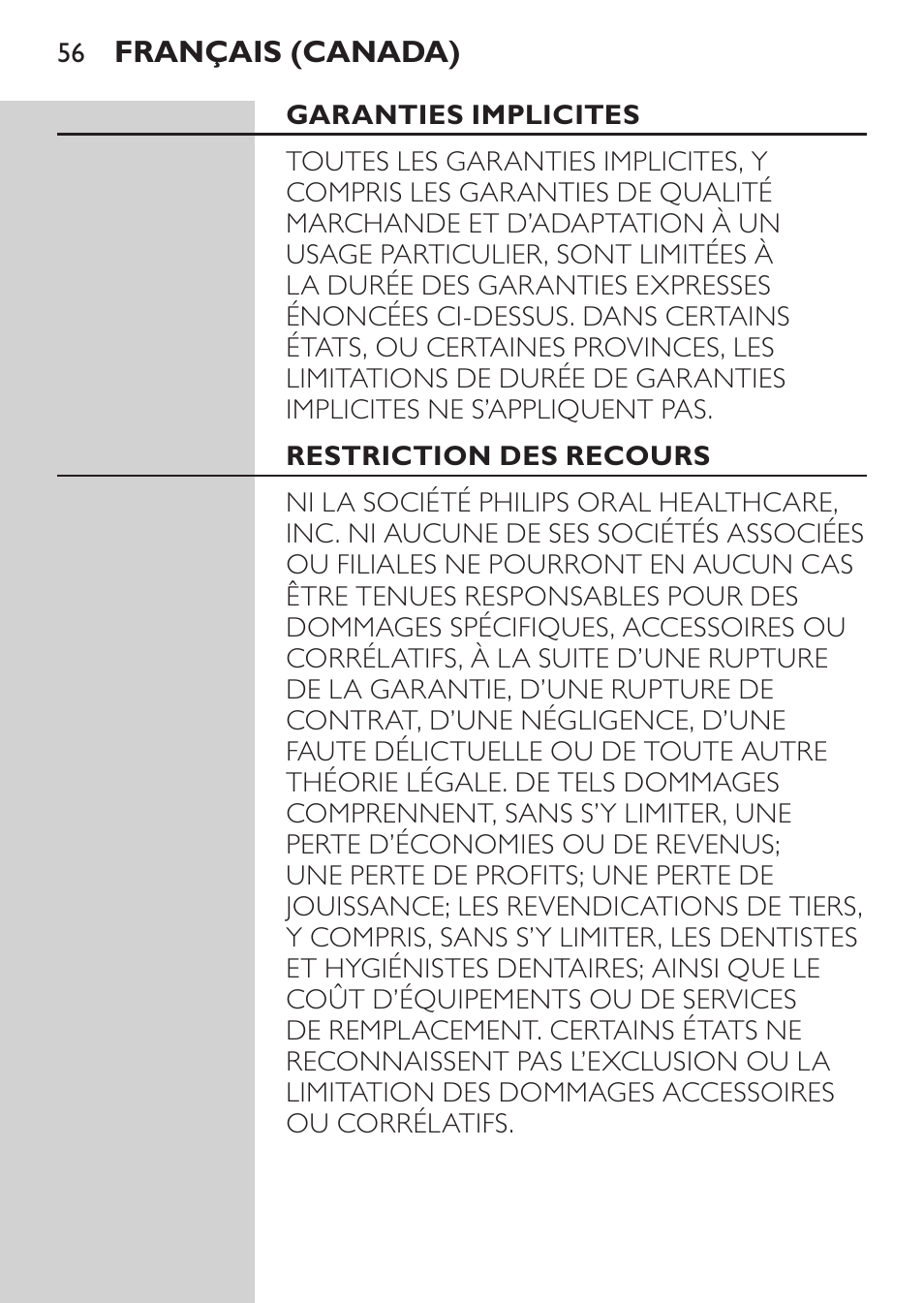 Philips HX6962-70 User Manual | Page 56 / 60