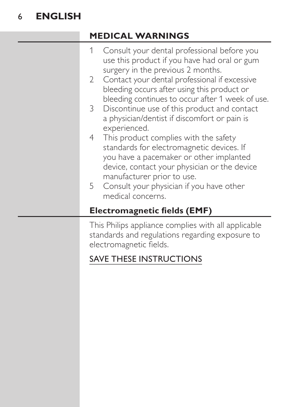 Philips HX6962-70 User Manual | Page 6 / 60