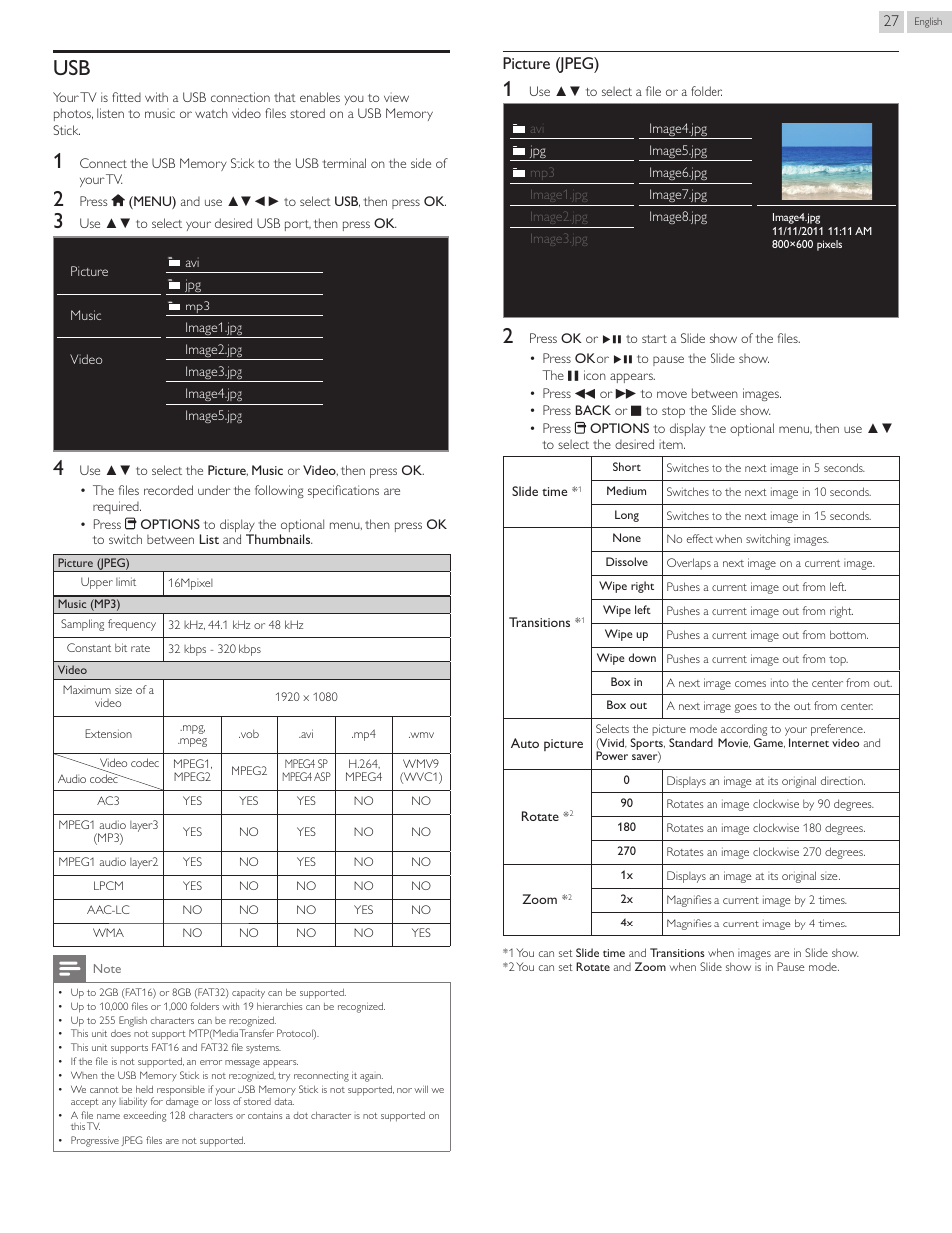 Picture (jpeg) | Philips 55PFL5907-F7 User Manual | Page 27 / 67