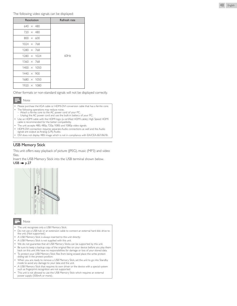 Philips 55PFL5907-F7 User Manual | Page 48 / 67