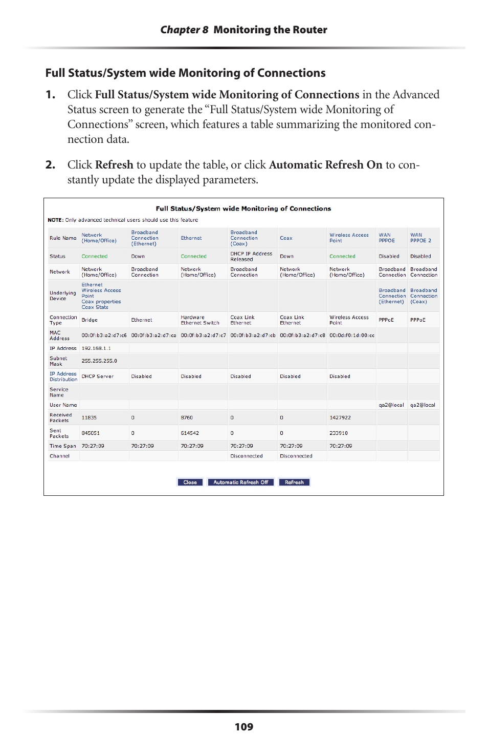 Actiontec electronic MI408 User Manual | Page 111 / 140