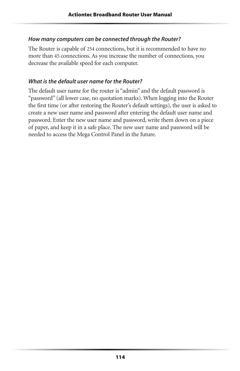 Actiontec electronic MI408 User Manual | Page 116 / 140