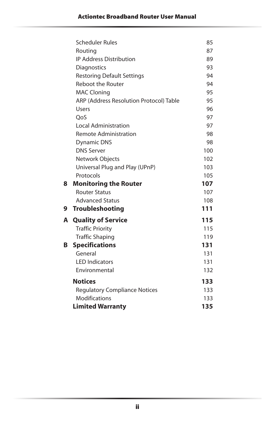 Actiontec electronic MI408 User Manual | Page 2 / 140