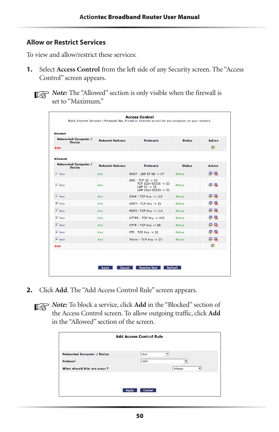 Actiontec electronic MI408 User Manual | Page 52 / 140