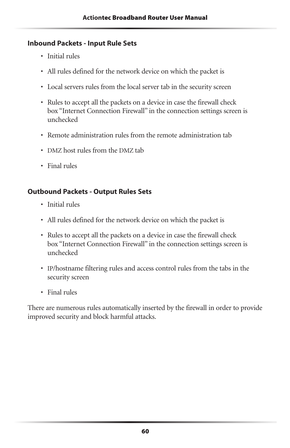 Actiontec electronic MI408 User Manual | Page 62 / 140