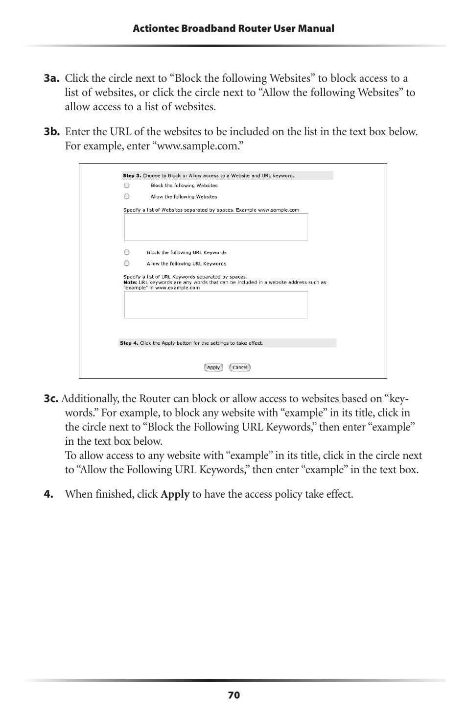 Actiontec electronic MI408 User Manual | Page 72 / 140