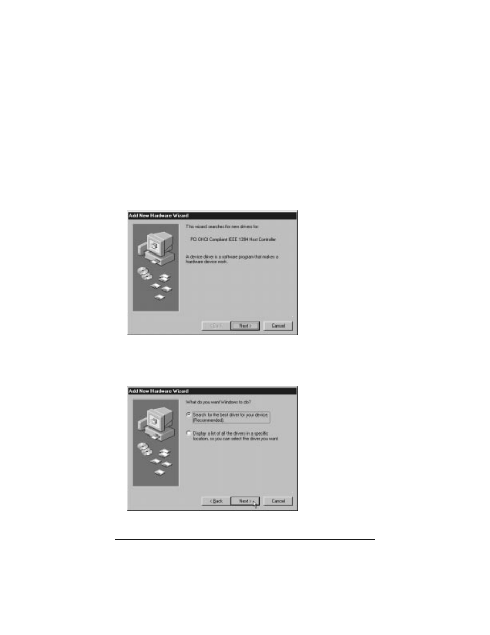 Configuring windows 98 | Actiontec electronic 1394 User Manual | Page 8 / 17