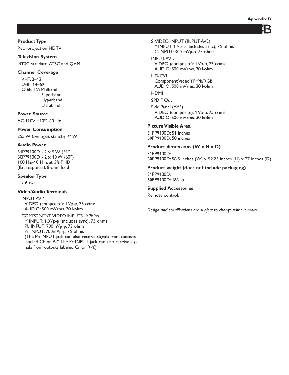 Philips 51PP9100D-37 User Manual | Page 35 / 39