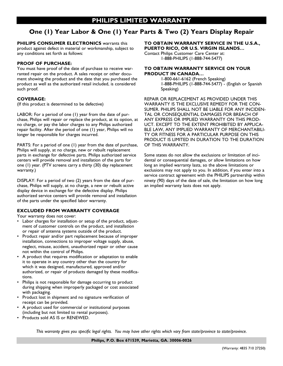 Philips 51PP9100D-37 User Manual | Page 38 / 39