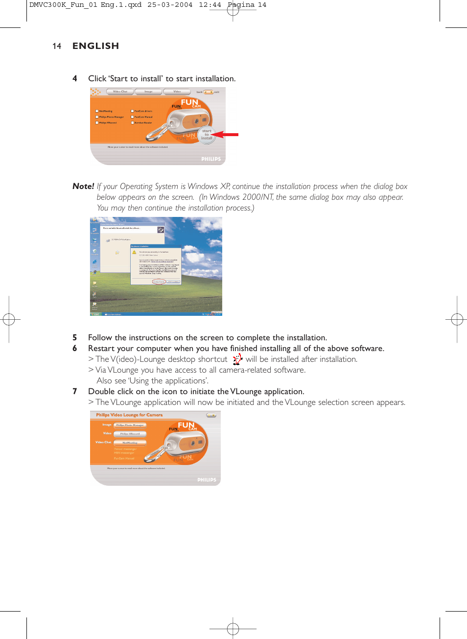 Philips DMVC300K-37 User Manual | Page 14 / 34