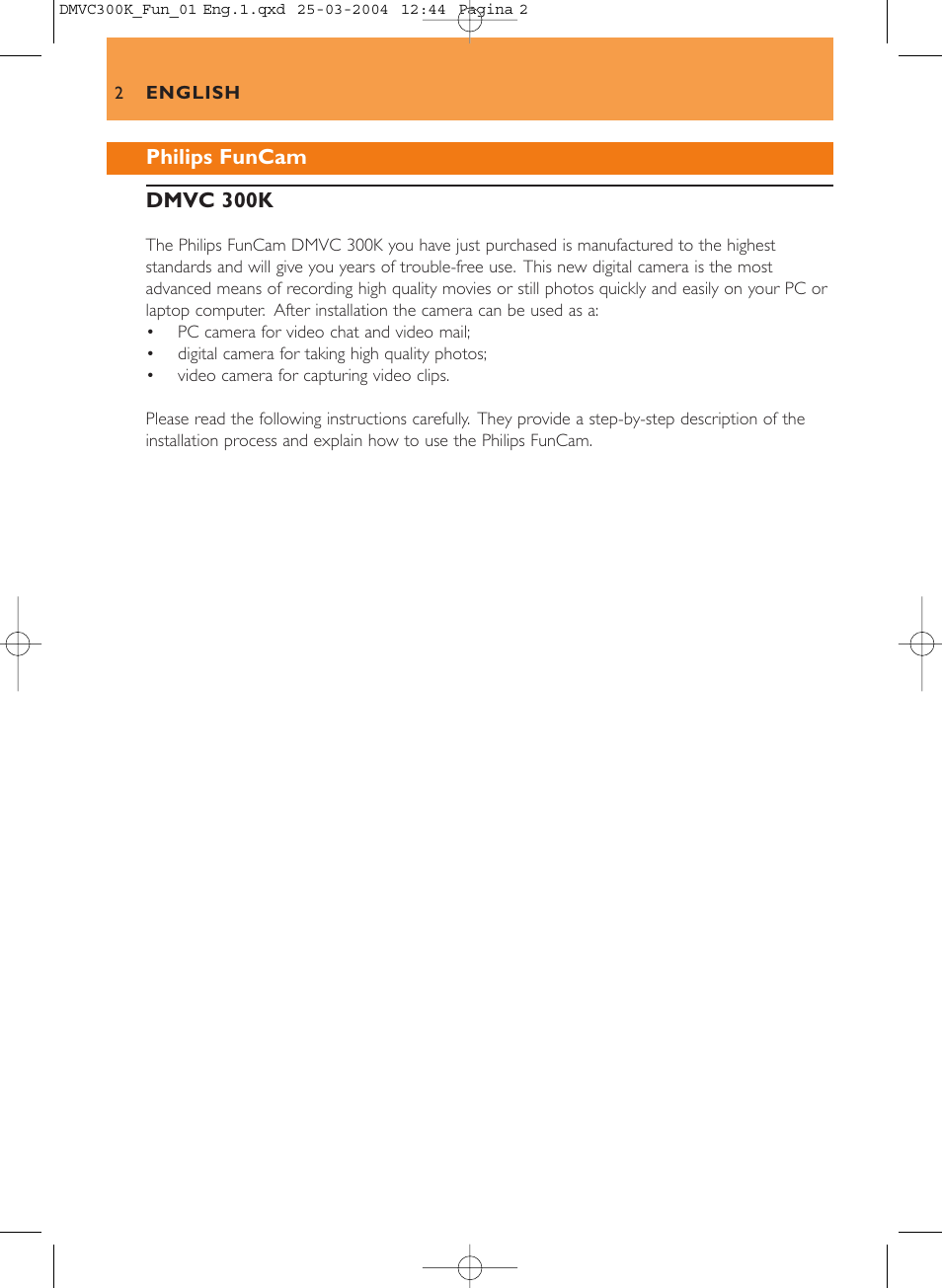 Philips DMVC300K-37 User Manual | Page 2 / 34