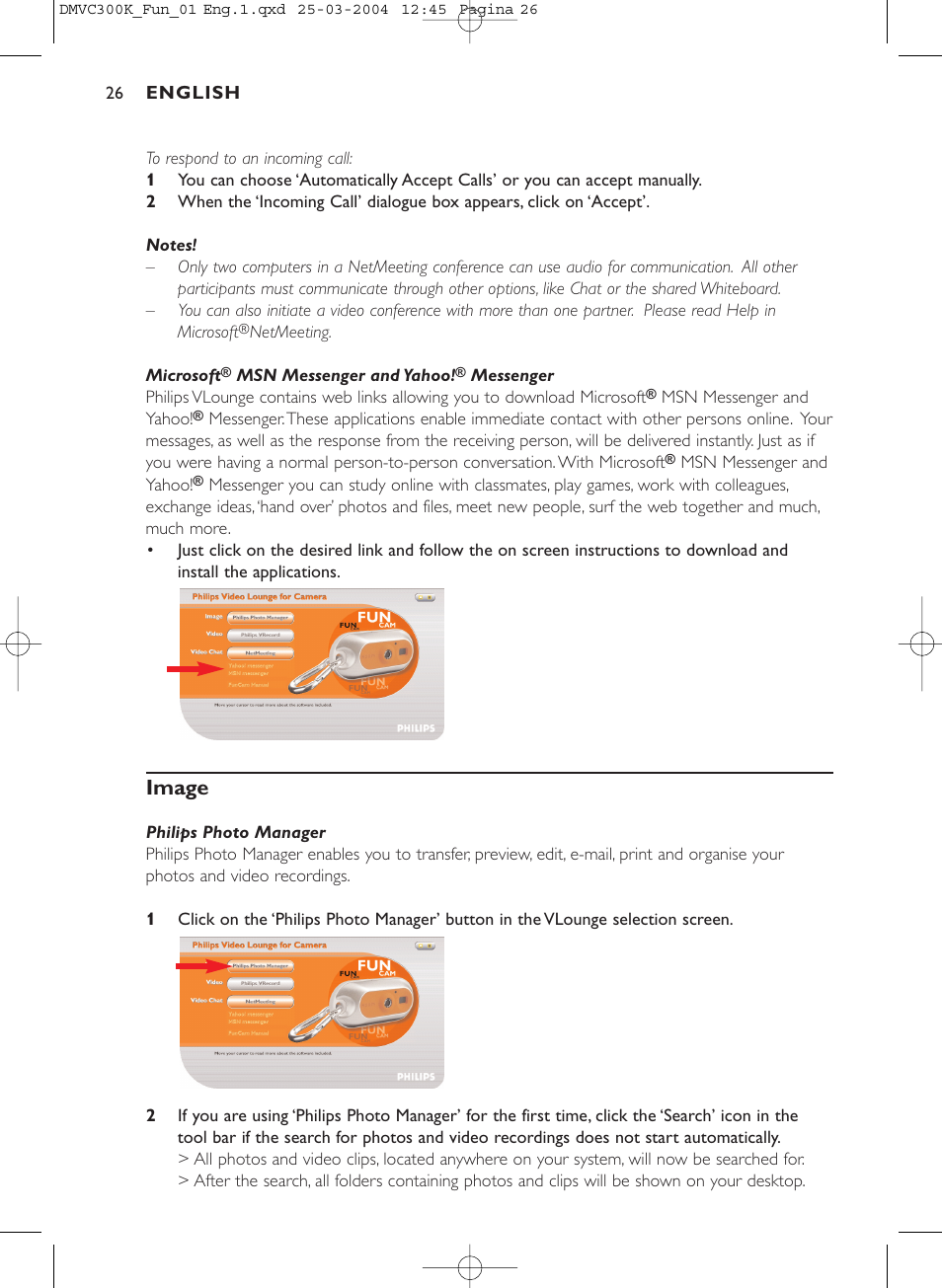 Image | Philips DMVC300K-37 User Manual | Page 26 / 34