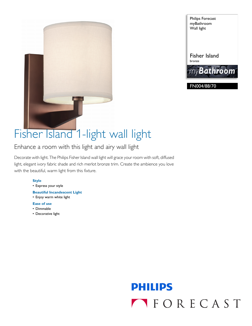 Philips FN0048870 User Manual | 2 pages
